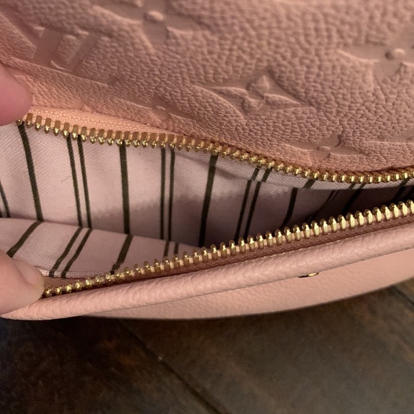 Louis Vuitton Sorbonne Empreinte Leather Monogram Backpack in Pink USED - Picture 7 of 11